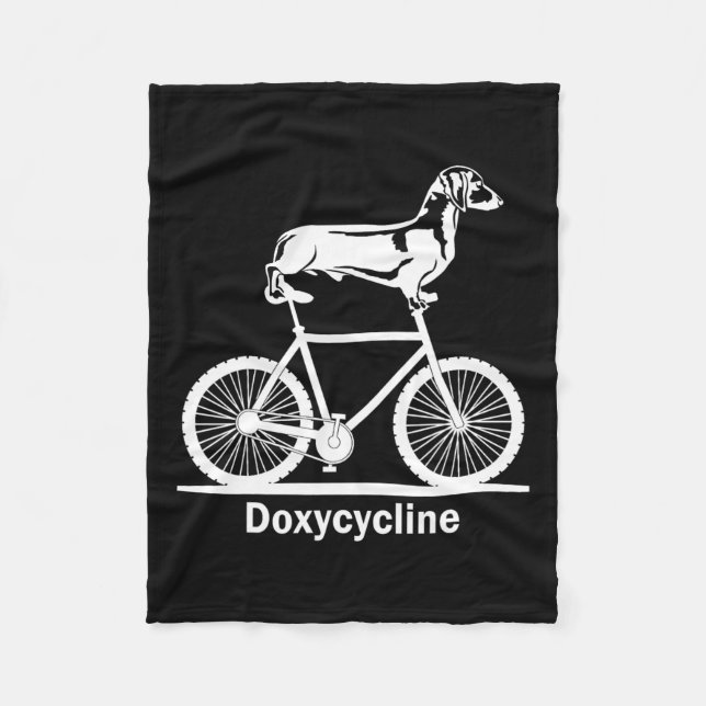 Doxycyclin Pharmacy Pun Funny Veterinary Pharmacie Fleecedecke (Vorderseite)