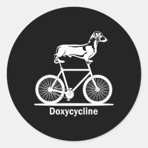 Doxycyclin Pharmacy Pun Funny Veterinary Pharmacie Runder Aufkleber