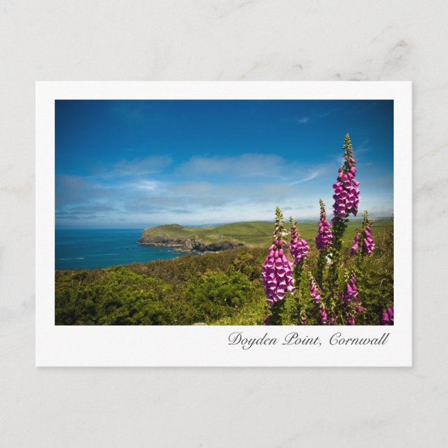 Doyden Point, Cornwall Postcard Postkarte (Vorderseite)