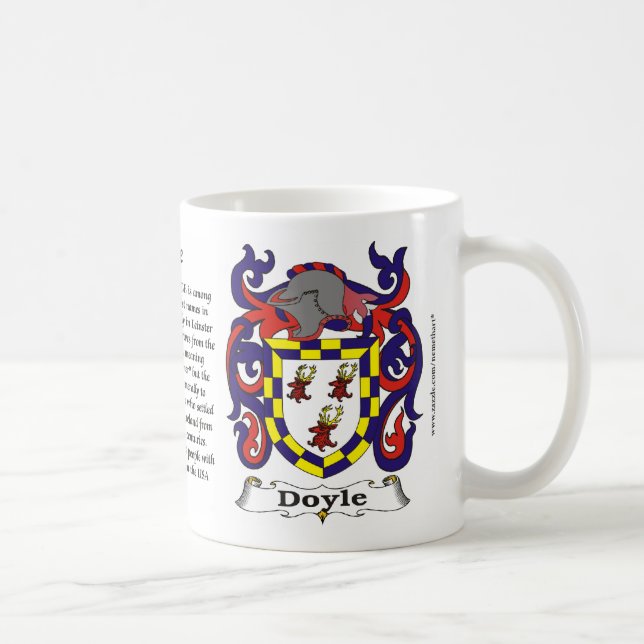Doyle Familien-Wappen Tasse (Rechts)