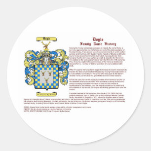 Doyle (Geschichte) Runder Aufkleber