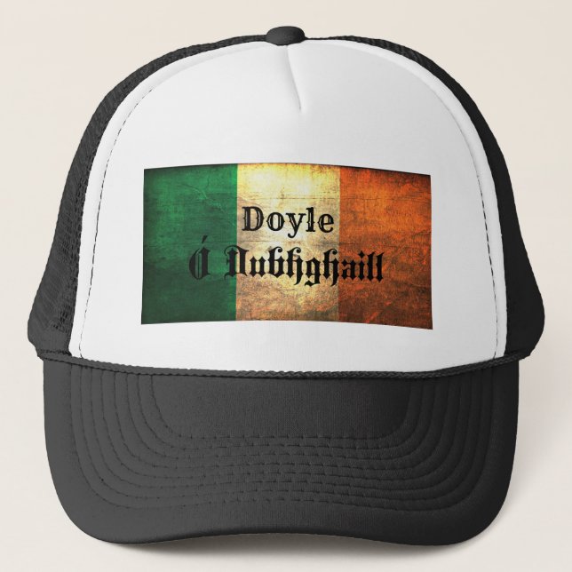 Doyle Irish Flag Truckerkappe (Vorderseite)
