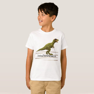DoYouThinkHeSaurus - Boys Dinosaurier T-Shirt