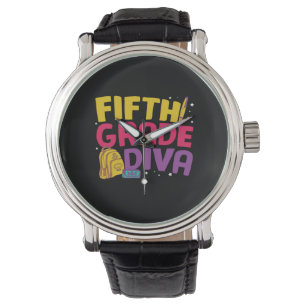 Dozent Fünfte Stufe Diva Armbanduhr