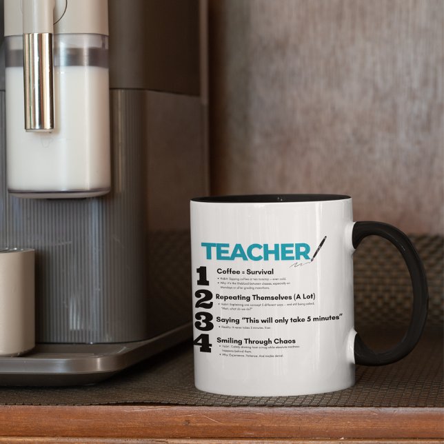 Dozent in Blauer Qualität mit Tinpen schreiben Tas Tasse (Von Creator hochgeladen)