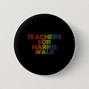 Dozenten für Harris Wheimer Retro Vintage Regenbog Button