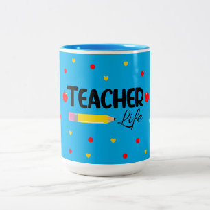 Dozentin für lebenslanges Niedliches Geschenk für Zweifarbige Tasse