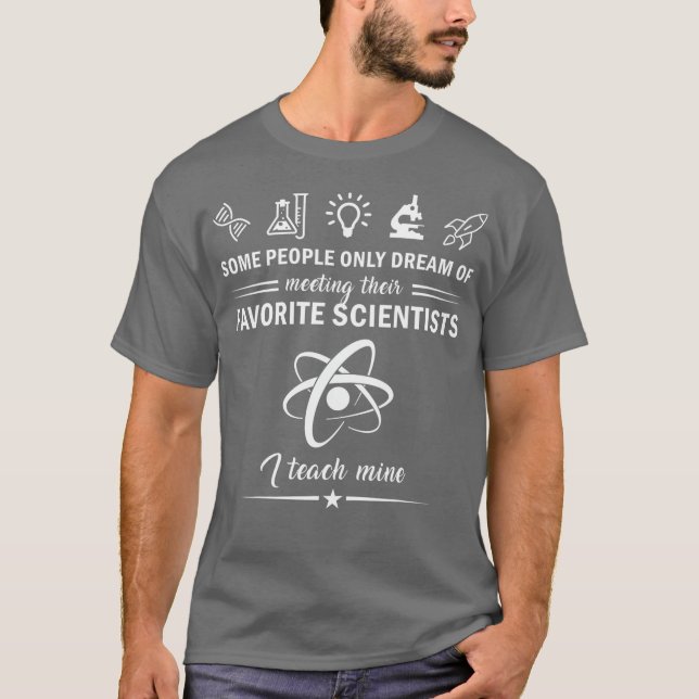 Dozentin für Naturwissenschaften T Shirt Unterrich (Vorderseite)