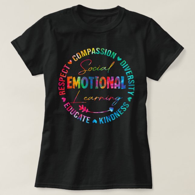 Dozentin für soziales emotionales Lernen T-Shirt (Design vorne)