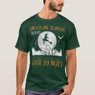 Dozentin nach Tag Hexe nach Nacht Frauensaal T-Shirt