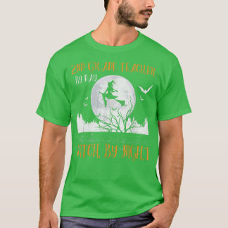 Dozentin nach Tag Hexe nach Nacht Frauensaal T-Shirt