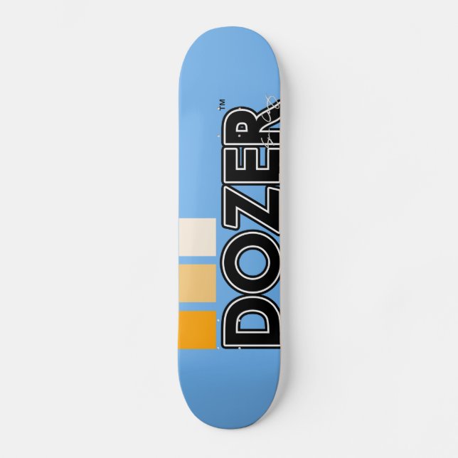 Dozer™ Cummings-Quadrate Skateboard (Vorderseite)
