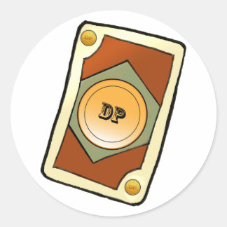DP-Kartenkleber Runder Aufkleber