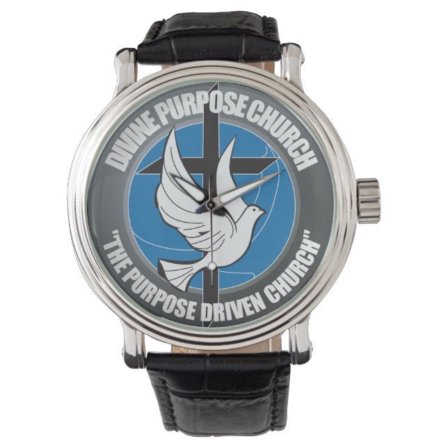 Dp-Logo-Uhr für Männer Armbanduhr (Vorderseite)