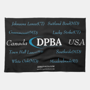 DPBA 2020 Tour Stops Handtuch