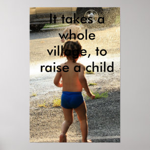 DPP_0001, Es braucht ein ganzes Dorf, um eine ... Poster