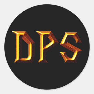 DPS RUNDER AUFKLEBER