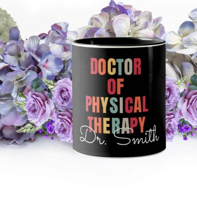 DPT Arzt für Physikalische Therapie Personalisiert Zweifarbige Tasse (Von Creator hochgeladen)