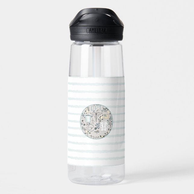 DPT Doktor der Physiotherapie Wasserflasche Trinkflasche (Rückseite)