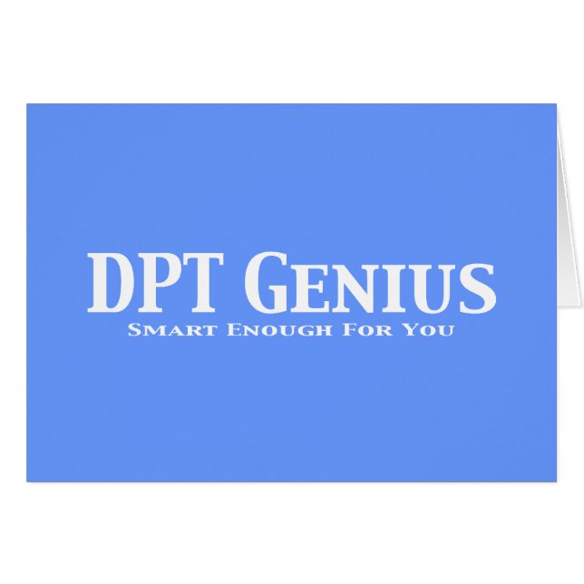 DPT Genius Geschenke (Vorderseite (Horizontal))