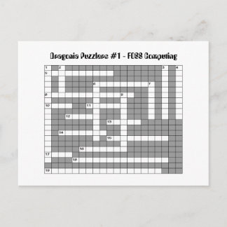 DPUZ 1 - FOSS (Computer) Postkarte