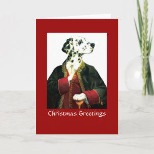 DR004 Dalmation, Christmas Greetings Feiertagskarte