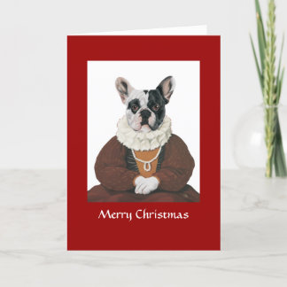 DR030 französische Bulldogge, frohe Weihnachten