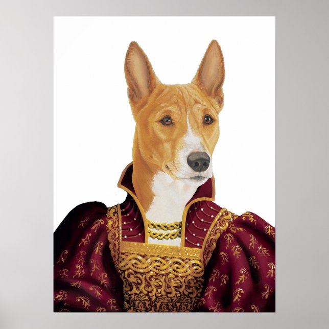 DR208 Basenji poster (Vorne)