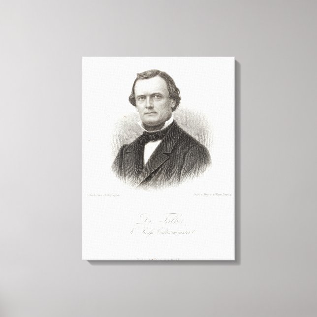 Dr. Adalbert Falk Leinwanddruck (Vorderseite)