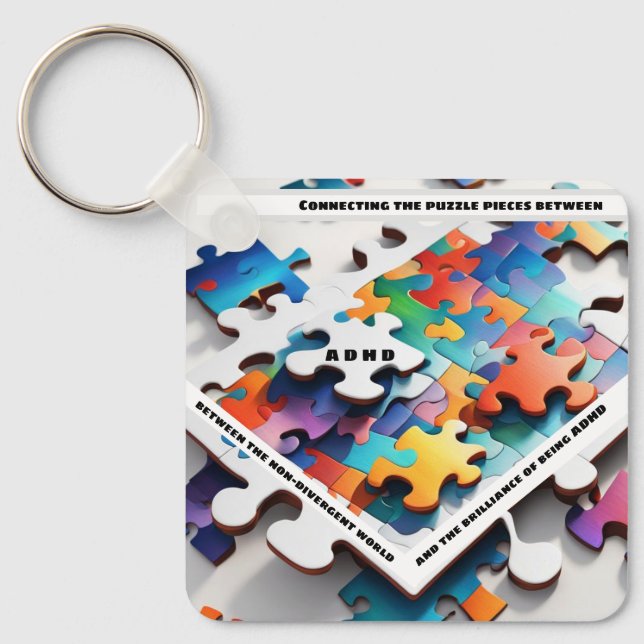 Dr.Anders Osborne Ph.D. "A.D.H.D." Schlüsselanhänger (Vorderseite)