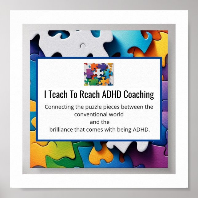 Dr. Anders Osborne PhD ADHD-Logo Poster (Vorne)