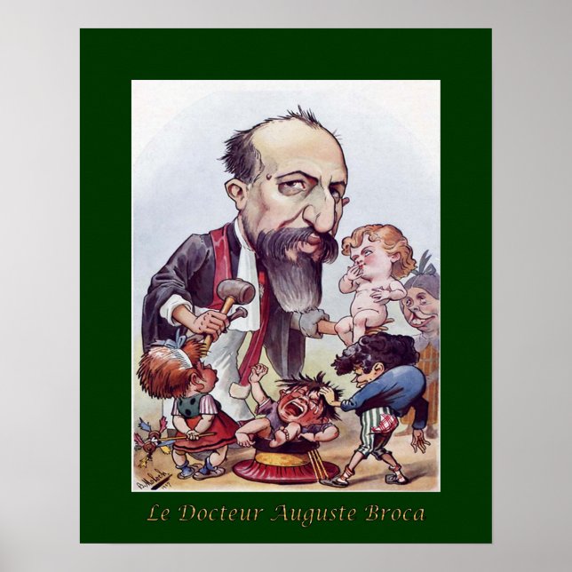 Dr. Augustus Broca ~ Pediatrie/Operation ~ Moloch Poster (Vorne)