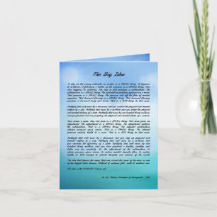 Dr. B J Palmer "The Big Idea" Mitteilungskarten