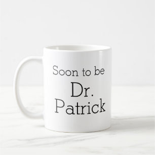 Dr. bald Abschluss Geschenk Tasse