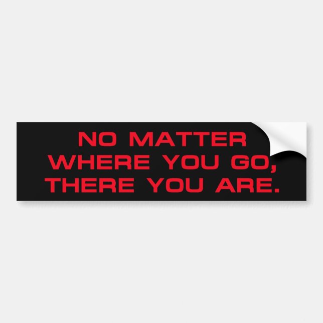 Dr. Banzais Philosophy Sticker Autoaufkleber (Vorne)