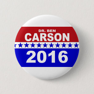 Dr. Ben Carson 2016 Button