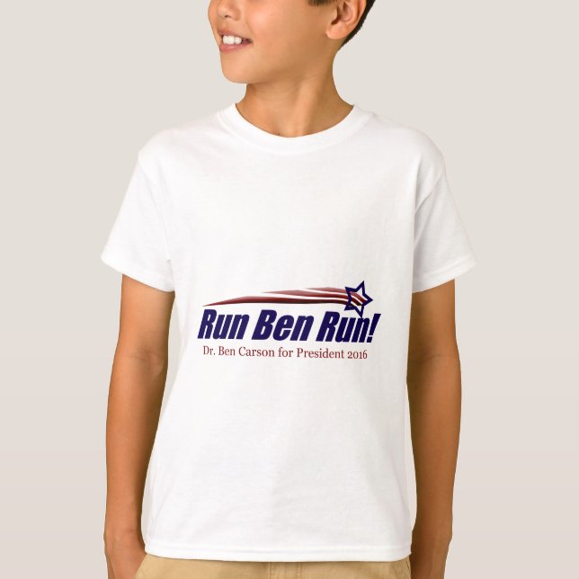 Dr. Ben Carson für Präsidenten T-Shirt (Vorderseite)