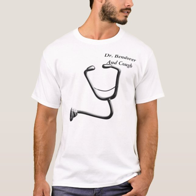Dr. Bendover und Husten T-Shirt (Vorderseite)