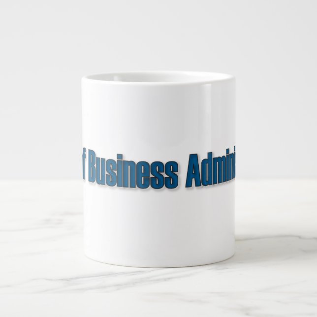 DR. Betriebswirtschaft Jumbo-Tasse (Vorderseite)