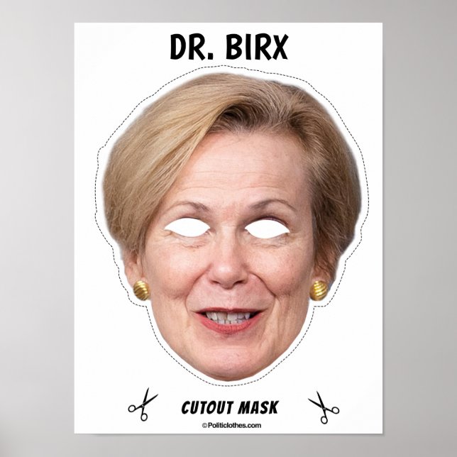 DR BIRX Halloween Mask Poster (Vorne)