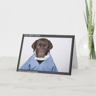 Dr. Buzz's BALD GUT Grußkarte Karte