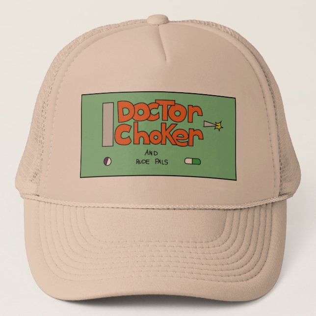 Dr.choker Fernlastfahrerhut Truckerkappe (Vorderseite)