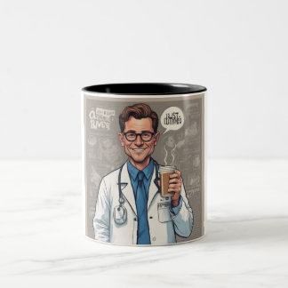 Dr. Coffee: Das Rezept für eine perfekte Brew Zweifarbige Tasse