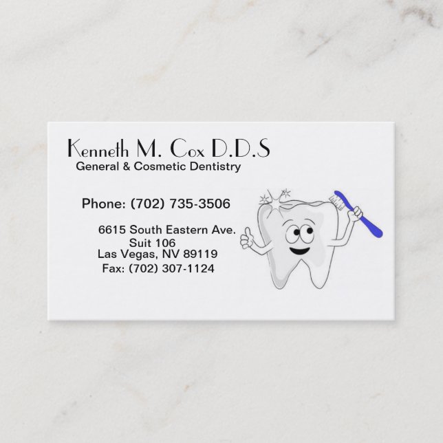 Dr. Cox Card Terminkarte (Vorderseite)