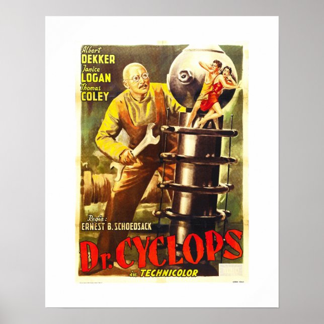 Dr. Cyclops Poster (Vorne)