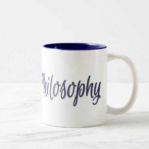 Dr der Philosophie Zweifarbige Tasse