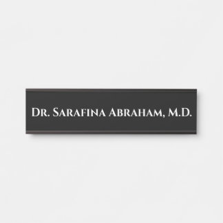 Dr. Dr. Dr. Dr.'s Office Door Sign Name Plate Schw Türschild
