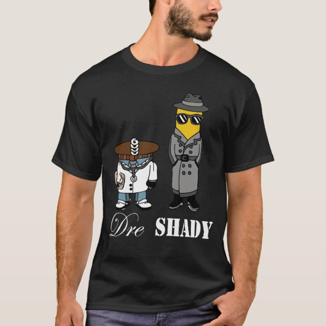 Dr. Dre u. dünnes schattiges T-Shirt (Vorderseite)