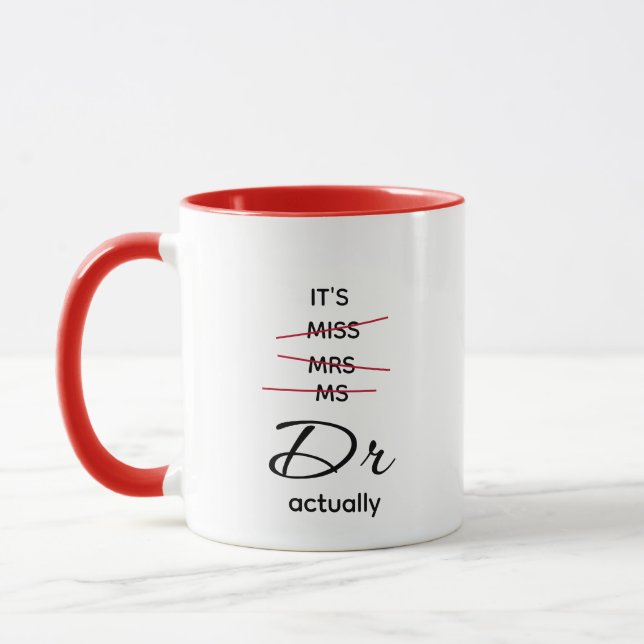 Dr. eigentlich Red Tasse (Links)
