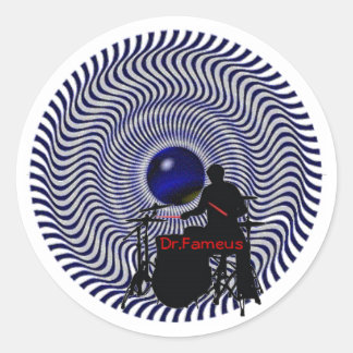 Dr.Fameus sechs 3er Aufkleber